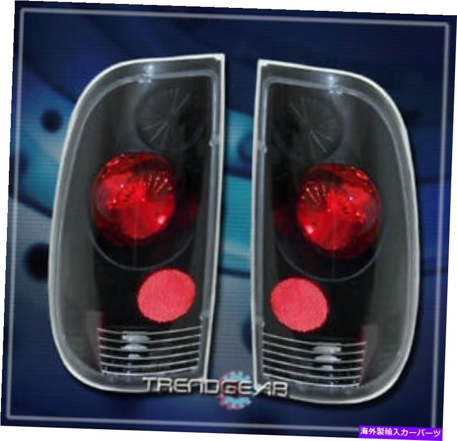 USテールライト 1997年から2007フォードF150ピックアップスタイルのアルテッツァテールライトランプブラックSVT XLT FX2 1997-2007 FORD F150 PICKUP STYLESIDE ALTEZZA TAIL LIGHTS LAMP BLACK SVT XLT FX2