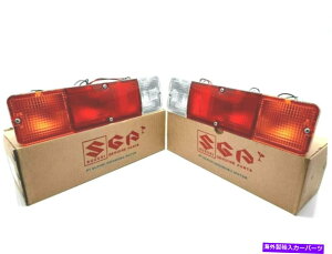 USテールライト 鈴木SJ413 SJ410ペアリアブレーキテールライトランプJimny Samurai Sierra純正 Suzuki SJ413 SJ410 Pair Rear Brake Tail Light Lamp Jimny Samurai Sierra Genuine