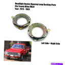 USテールライト Toyota Hilux RN30 1973-83用ヘッドライトバケットハウジング ...