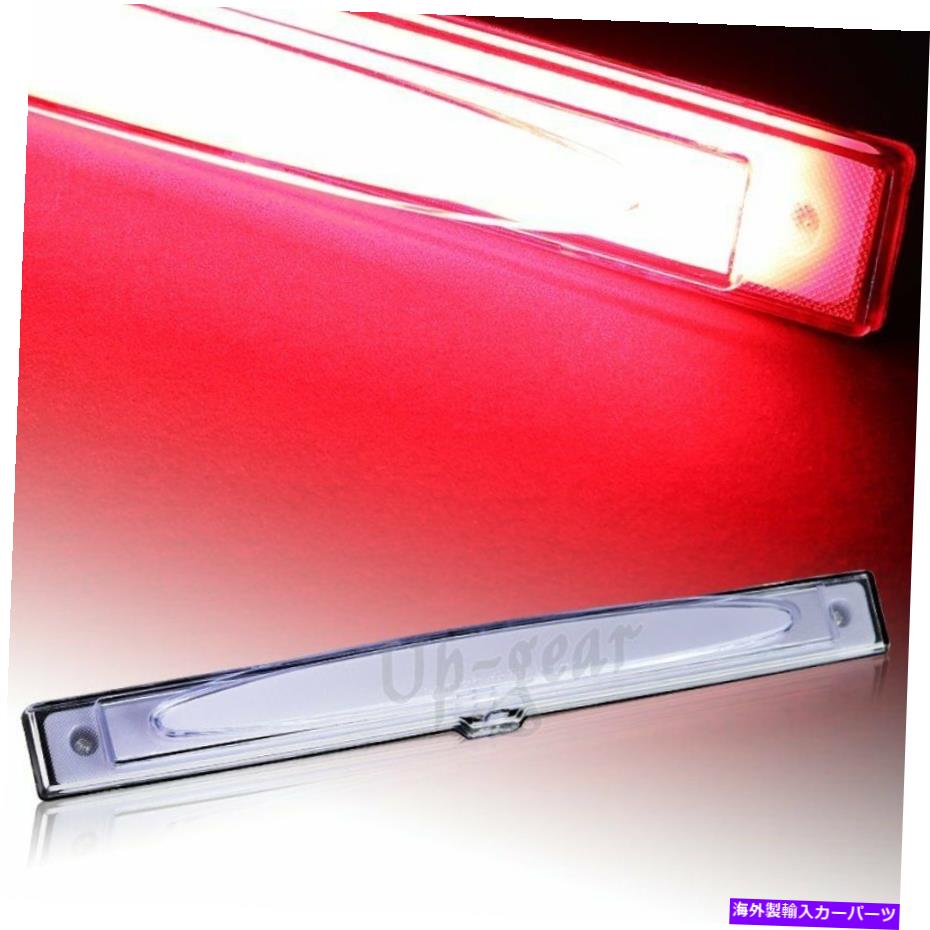 USテールライト 2005-2013シボレーコルベットクリアレンズLEDストリップリア3ブレーキストップライト For 2005-2013 Chevy Corvette Clear Lens LED Strip Rear Third Brake Stop Light