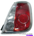 USテールライト Taillight Fiat 500 2007-2015右側ホワイトレッドカブリオ Taillight Fiat 500 2007-2015 ...