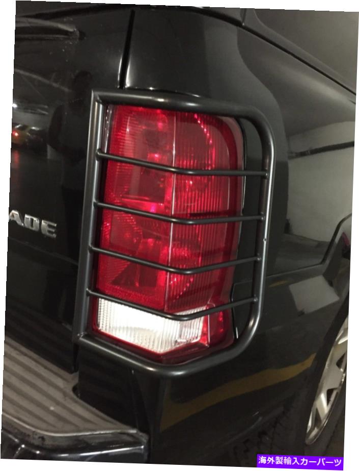 USơ饤 ǥå졼ɥ֥åѥƥ󥰥ơ饤ȥ2002-2006 CADILLAC ESCALADE BLACK POWDER COATED TAIL LIGHT GUARD 2002-2006