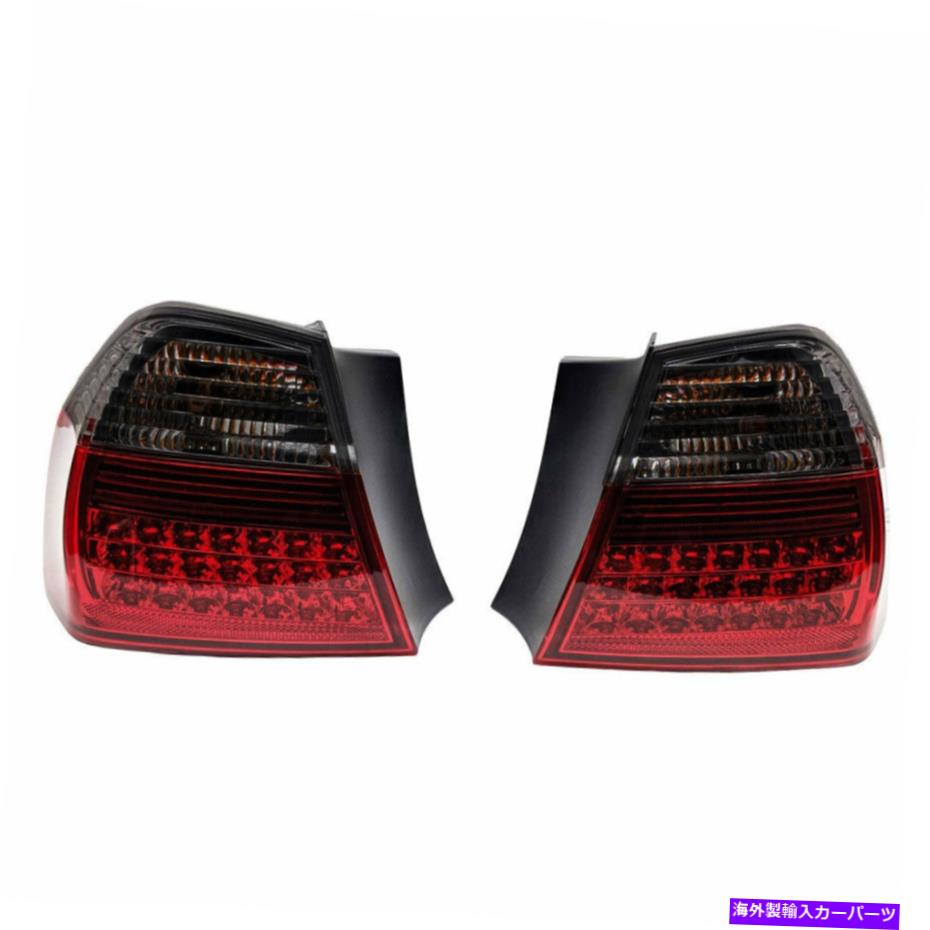 USテールライト BMW E90 4ドアスモーク/赤色LEDアウターテールライトPRE-LCIセダン4DR 2005-2008 FOR BMW E90 4 DOOR SMOKE/RED LED OUTER TAILLIGHTS PRE-LCI SEDAN 4DR 2