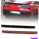 USテールライト 喫煙レンズLEDリアバンパーリフレクターライト14~19シボレーコルベットC7 2ピース Smoked Lens LED Rear Bumper Reflector Light for 14-19 Chevrolet Corvette C7 2Pcs(2)