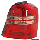 USe[Cg nC_[2001-2003̂߂̐Vȑe[CgNAƃY New Passenger Side Tail Light Clear and Red Lens For Highlander 2001-2003