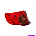USテールライト トヨタカローラ09-10 Pacific Best Driver Sideの外部交換テールライト For Toyota Corolla 09-10 Pacific Best Driver Side Outer Replacement Tail Light