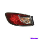 USテールライト MAZDA 3 10-13 MA2800144Vドライバ側外部交換テールライトを交換 For Mazda 3 10-13 Replace MA2800144V Driver Side Outer Replacement Tail Light