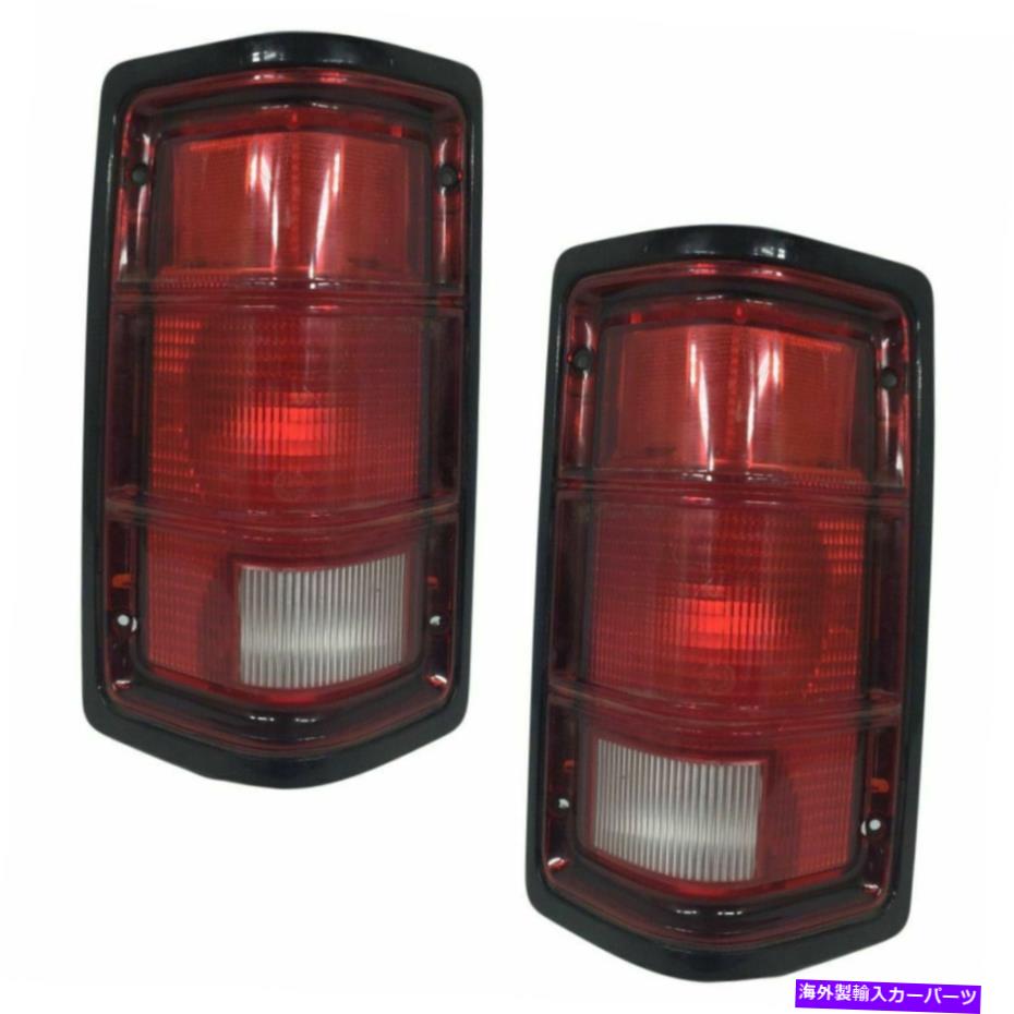 USテールライト 1988年から1996年の淘宝網のペアDodge DakotaブラックトリムCH2801111 55076439 PAIR OF TAILLIGHTS For 1988-1996 Dodge Dakota BLACK TRIM CH2801111 55076439