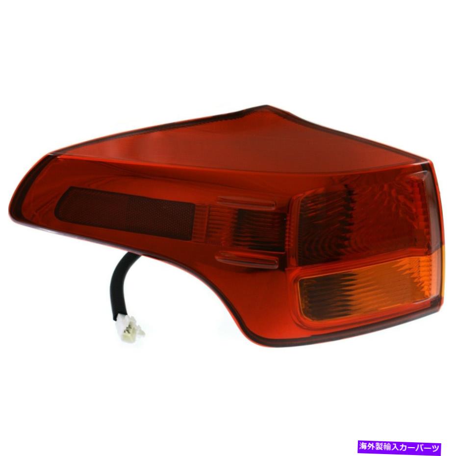 USテールライト 2013年 - 2015年のハロゲンテールライトTOYOTA RAV4ジャパンビルド左外部/赤 Halogen Tail Light For 2013-2015 Toyota RAV4 Japan Built Left Outer Clear/Red