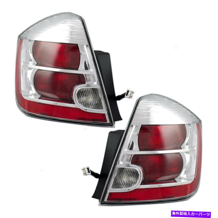 New Pair Set Taillight Taillamp Lens with Chrome Trim for 10-12 Nissan SentraカテゴリUSテールライト状態新品メーカー車種発送詳細全国一律 送料無料（※北海道、沖縄、離島は省く）商品詳細輸入商品の為、英語表記となります。Condition: NewManufacturer Part Number: 4222-0205LRHollander: 166-51118R, 166-51119LBrand: BrockOEM Reference: 26550-ZT50A, 26555-ZT50ASurface Finish: ChromePartslink Number: NI2800187, NI2801187Placement on Vehicle: Rear Left, Rear RightUPC: 796348384826 条件：新品メーカー部品番号：4222-0205LRHollander：166-51118、166-51119L.ブランド：ブロックOEMリファレンス：26550-ZT50A、26555-ZT50A表面仕上げ：Chrome.PartsLink番号：NI2800187、NI2801187車両への配置：後部左、後部右UPC：796348384826《ご注文前にご確認ください》■海外輸入品の為、NC・NRでお願い致します。■取り付け説明書は基本的に付属しておりません。お取付に関しましては専門の業者様とご相談お願いいたします。■通常2〜4週間でのお届けを予定をしておりますが、天候、通関、国際事情により輸送便の遅延が発生する可能性や、仕入・輸送費高騰や通関診査追加等による価格のご相談の可能性もございますことご了承いただいております。■海外メーカーの注文状況次第では在庫切れの場合もございます。その場合は弊社都合にてキャンセルとなります。■配送遅延、商品違い等によってお客様に追加料金が発生した場合や取付け時に必要な加工費や追加部品等の、商品代金以外の弊社へのご請求には一切応じかねます。■弊社は海外パーツの輸入販売業のため、製品のお取り付けや加工についてのサポートは行っておりません。専門店様と解決をお願いしております。■大型商品に関しましては、配送会社の規定により個人宅への配送が困難な場合がございます。その場合は、会社や倉庫、最寄りの営業所での受け取りをお願いする場合がございます。■輸入消費税が追加課税される場合もございます。その場合はお客様側で輸入業者へ輸入消費税のお支払いのご負担をお願いする場合がございます。■商品説明文中に英語にて”保証”関する記載があっても適応はされませんのでご了承ください。■海外倉庫から到着した製品を、再度国内で検品を行い、日本郵便または佐川急便にて発送となります。■初期不良の場合は商品到着後7日以内にご連絡下さいませ。■輸入商品のためイメージ違いやご注文間違い当のお客様都合ご返品はお断りをさせていただいておりますが、弊社条件を満たしている場合はご購入金額の30％の手数料を頂いた場合に限りご返品をお受けできる場合もございます。(ご注文と同時に商品のお取り寄せが開始するため)（30％の内訳は、海外返送費用・関税・消費全負担分となります）■USパーツの輸入代行も行っておりますので、ショップに掲載されていない商品でもお探しする事が可能です。お気軽にお問い合わせ下さいませ。[輸入お取り寄せ品においてのご返品制度・保証制度等、弊社販売条件ページに詳細の記載がございますのでご覧くださいませ]&nbsp;