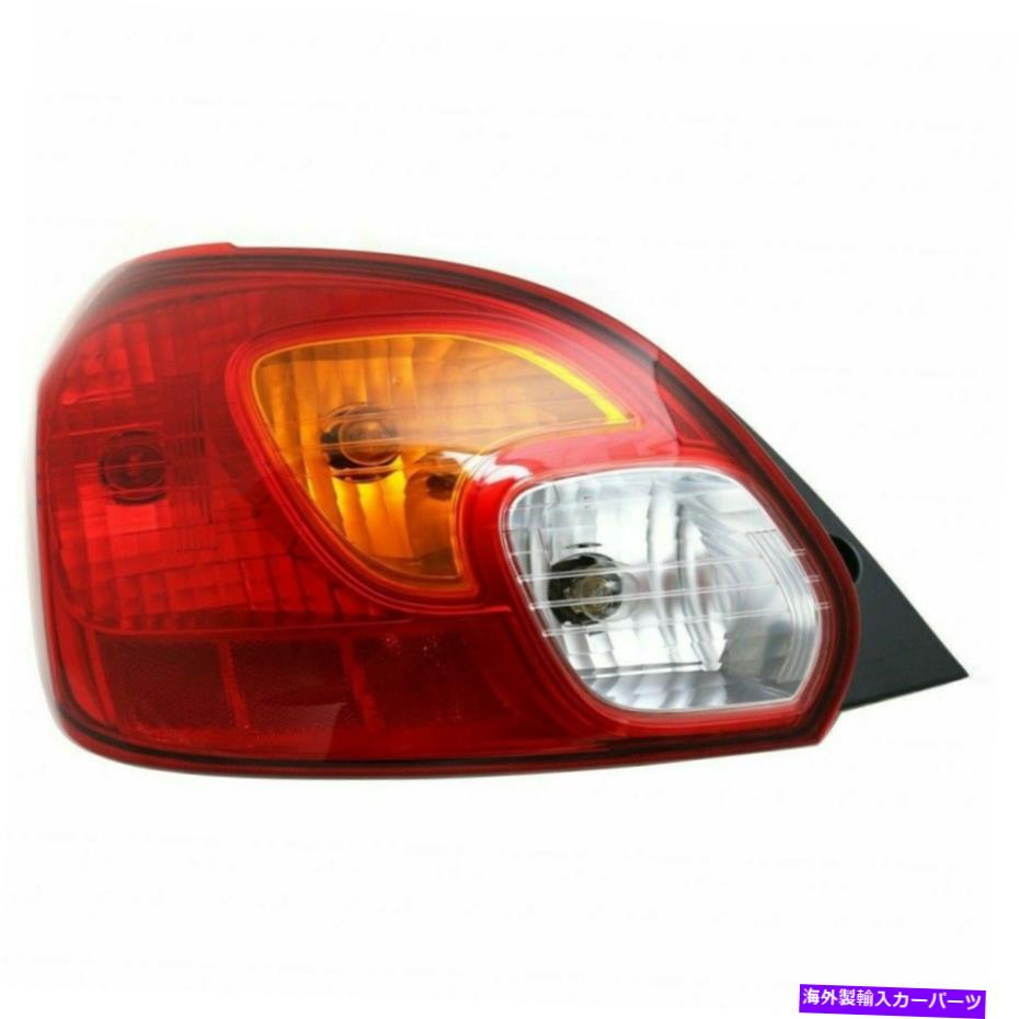 USテールライト LH左ドライバーテールランプライトアウター（ボディオンボディ）2014年2015年三菱ミラージュ LH Left Driver Tail lamp light Outer (on Body) fits 2014 2015 Mitsubishi Mirage
