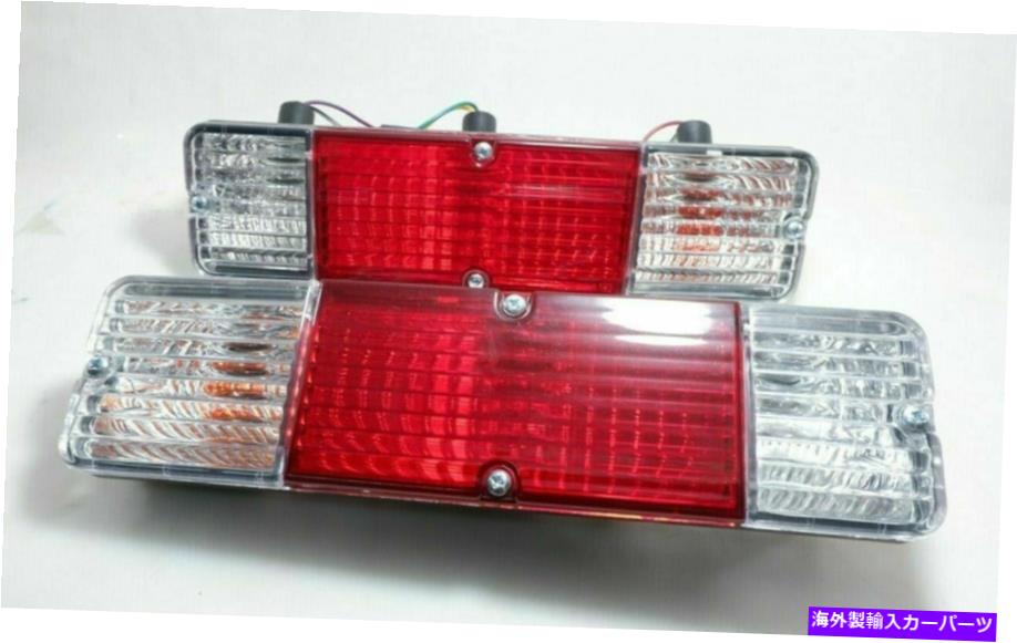 USテールライト ペアクリアレンズリアテールライトランプRLスズキSJ410 SJ413サムライJimny Sierra Pair CLEAR LENS REAR TAIL LIGHT LAMP RL SUZUKI SJ410 SJ413 SAMURAI JIMNY SIERRA