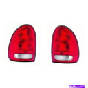 USテールライト Plymouth Voyagerテールライト1996-2000ペアLHとRH側のためのCH2800125 For Plymouth Voyager Tail Light 1996-2000 Pair LH and RH Side For CH2800125(2)