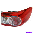 USテールライト トヨタカローラアウターテールライト2011-2013助手席側CAPA TO2805111 For Toyota Corolla Outer Tail Light 2011-2013 Passenger Side CAPA TO2805111