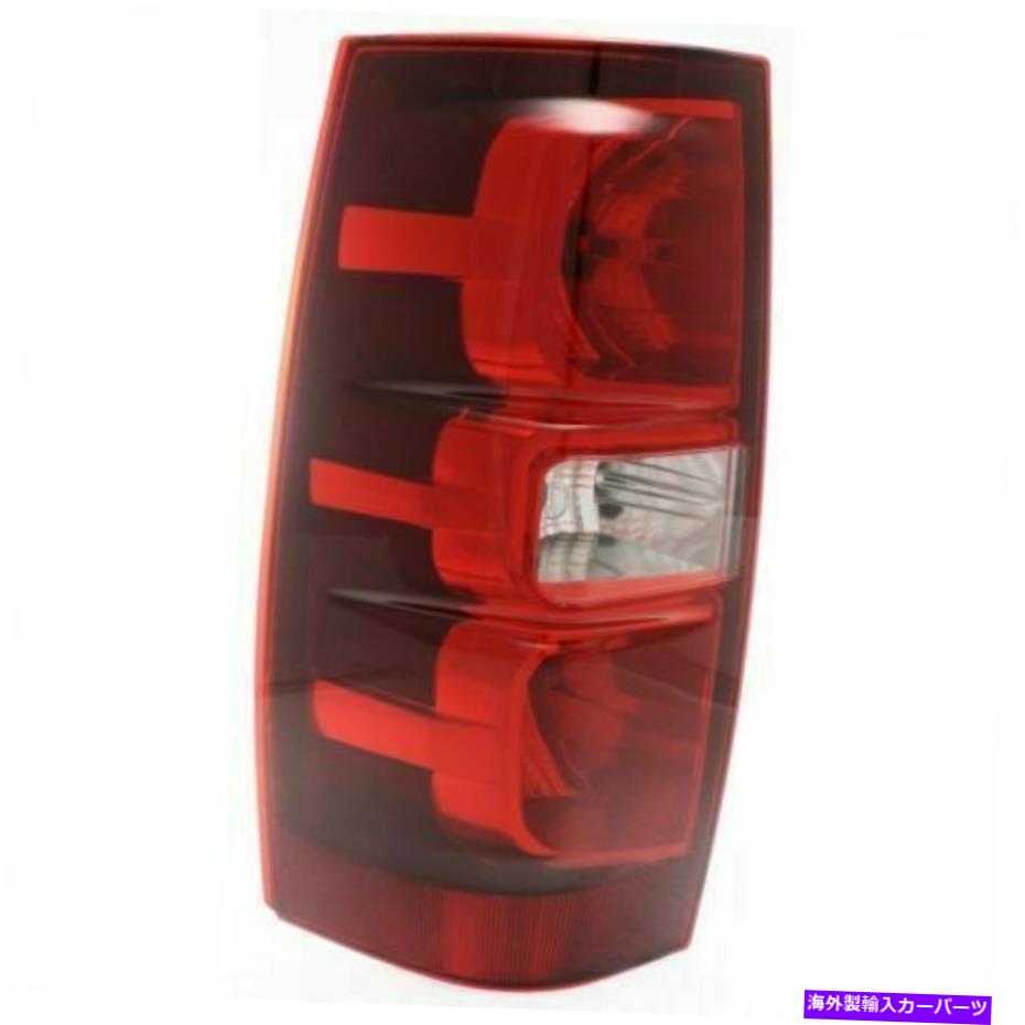 USơ饤 ٳ1500 07-14ɥ饤Сɥơ饤ȡꥢ For Suburban 1500 07-14, Driver Side Tail Light, Clear and Red Lens