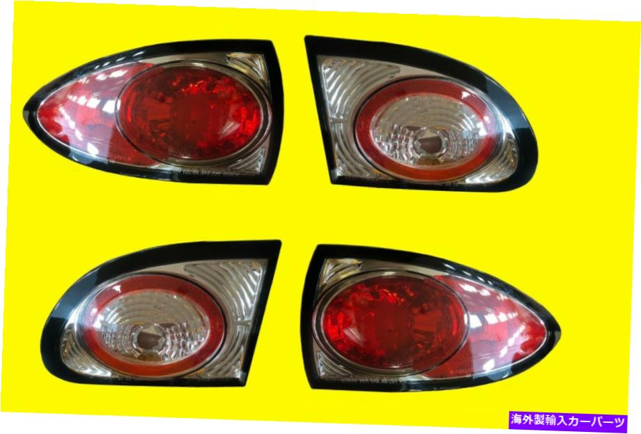 USテールライト シボレーキャバリエクリアテールライトセット（4 PC）1995-2002 Chevrolet Cavalier Clear Tail Light Set(4 PC) 1995-2002