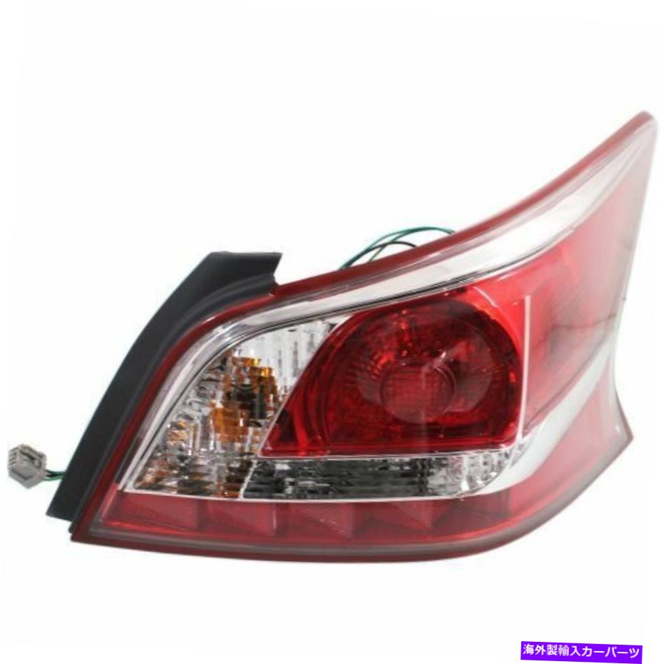 For Altima 13, CAPA Passenger Side Tail Light, Clear and Red LensカテゴリUSテールライト状態新品メーカー車種発送詳細全国一律 送料無料（※北海道、沖縄、離島は省く）商品詳細輸入商品の為、英語表記となります。Condition: NewSurface Finish: Clear & Red LensUPC: Does Not ApplyPartslink Number: NI2801195CInterchange Part Number: NI2801195C, 265503TA0BOEM Part Number: 265503TA0BPartlink Number: NI2801195CPlacement on Vehicle: Passenger SideManufacturer Part Number: NI2801195CBrand: Vintage2ModernLocation: Passenger Side 条件：新品表面仕上げ：クリア＆レンズレンズUPC：適用されませんPartsLink番号：NI2801195Cインターチェンジ部品番号：NI2801195C、265503TA0B.OEM部品番号：265503TA0B.パートリンク番号：NI2801195C車両への配置：助手席側製造者部品番号：NI2801195Cブランド：vintage2modern.場所：旅客サイド《ご注文前にご確認ください》■海外輸入品の為、NC・NRでお願い致します。■取り付け説明書は基本的に付属しておりません。お取付に関しましては専門の業者様とご相談お願いいたします。■通常2〜4週間でのお届けを予定をしておりますが、天候、通関、国際事情により輸送便の遅延が発生する可能性や、仕入・輸送費高騰や通関診査追加等による価格のご相談の可能性もございますことご了承いただいております。■海外メーカーの注文状況次第では在庫切れの場合もございます。その場合は弊社都合にてキャンセルとなります。■配送遅延、商品違い等によってお客様に追加料金が発生した場合や取付け時に必要な加工費や追加部品等の、商品代金以外の弊社へのご請求には一切応じかねます。■弊社は海外パーツの輸入販売業のため、製品のお取り付けや加工についてのサポートは行っておりません。専門店様と解決をお願いしております。■大型商品に関しましては、配送会社の規定により個人宅への配送が困難な場合がございます。その場合は、会社や倉庫、最寄りの営業所での受け取りをお願いする場合がございます。■輸入消費税が追加課税される場合もございます。その場合はお客様側で輸入業者へ輸入消費税のお支払いのご負担をお願いする場合がございます。■商品説明文中に英語にて”保証”関する記載があっても適応はされませんのでご了承ください。■海外倉庫から到着した製品を、再度国内で検品を行い、日本郵便または佐川急便にて発送となります。■初期不良の場合は商品到着後7日以内にご連絡下さいませ。■輸入商品のためイメージ違いやご注文間違い当のお客様都合ご返品はお断りをさせていただいておりますが、弊社条件を満たしている場合はご購入金額の30％の手数料を頂いた場合に限りご返品をお受けできる場合もございます。(ご注文と同時に商品のお取り寄せが開始するため)（30％の内訳は、海外返送費用・関税・消費全負担分となります）■USパーツの輸入代行も行っておりますので、ショップに掲載されていない商品でもお探しする事が可能です。お気軽にお問い合わせ下さいませ。[輸入お取り寄せ品においてのご返品制度・保証制度等、弊社販売条件ページに詳細の記載がございますのでご覧くださいませ]&nbsp;