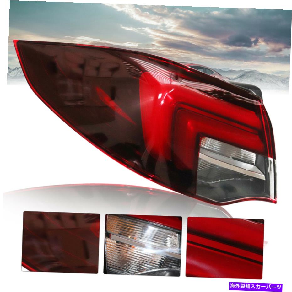 USテールライト 18-2020のビュイックリーガルテールライトブレーキランプの運転手が左外側黒 For 18-20..