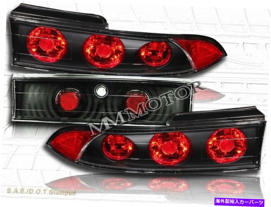 USテールライト 95-99 97 98 99三菱エクリプステールライトブラック3PC 96 95-99 97 98 99 MITSUBISHI ECLIPSE TAIL LIGHTS BLACK 3PC 96