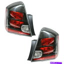 USテールライト Taillamps Taillightsブレーキライトペア07-08 SENTRA 2.5Lの左右のセット Taillamps Taillights Brake lights Pair Set Left & Right For 07-08 Sentra 2.5L(2)