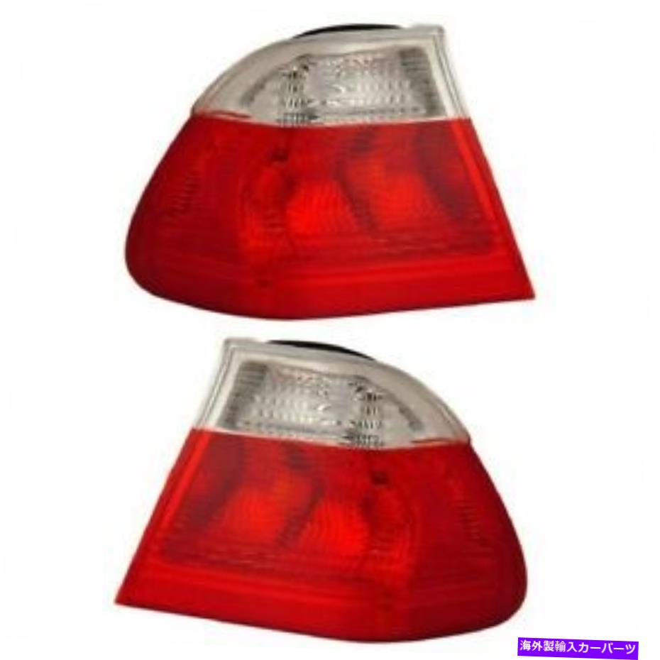 USテールライト CG BMW 3シリーズE46 99-01 4 DRテールライト赤/クリア CG BMW 3 Series E46 99-01 4 Dr Tail Light Red/Clear