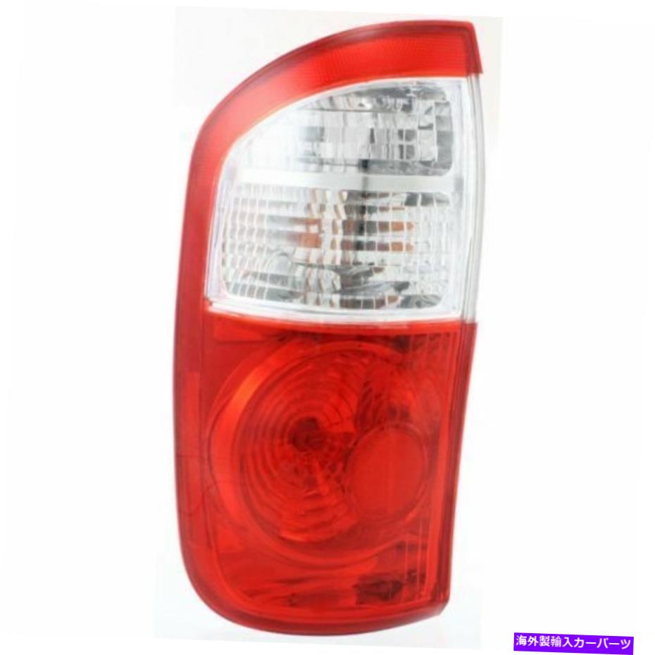 USơ饤 Tundra 04-06ɥ饤Сɥơ饤ȡꥢ󥺥 For Tundra 04-06, Driver Side Tail Light, Clear and Red Lens