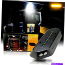 USテールライト ジープ・ルランラーJL JLU 2018 +のためのLED貨物ライトの白い点滅琥珀色の警告 LED Cargo Light White Fla...