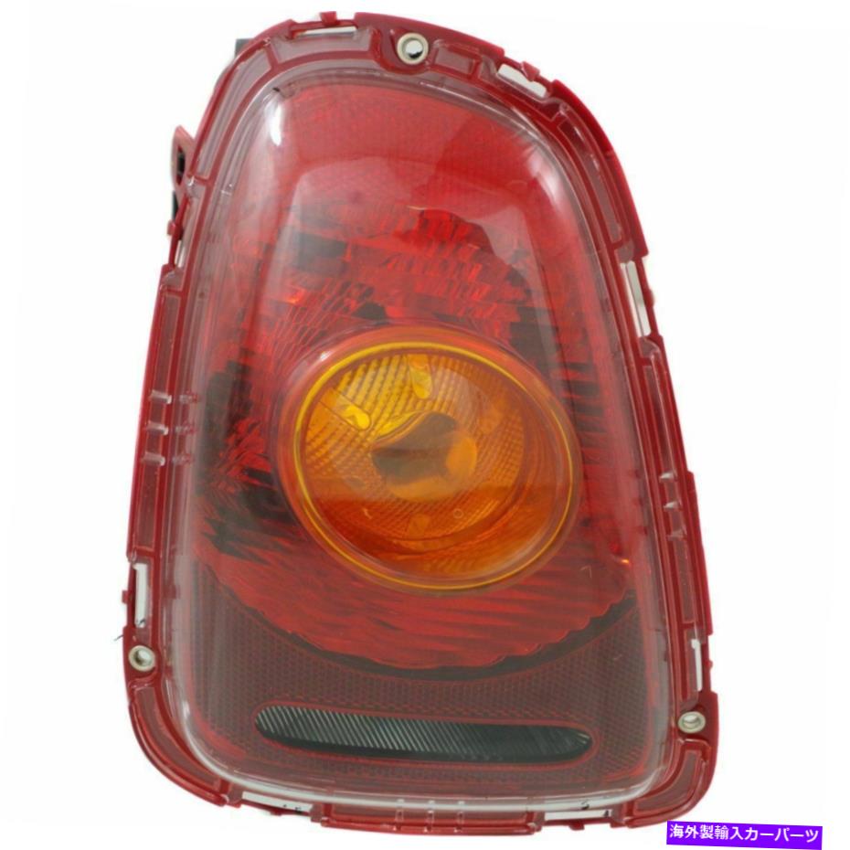 USテールライト 2007-2010のためのテールライト09-10アンバーレンズの前に、Mini Cooper LHハッチ/コンバート Tail Light for 2007-2010 Mini Cooper LH Hatch/Conv Built Before 09-10 Amber Lens