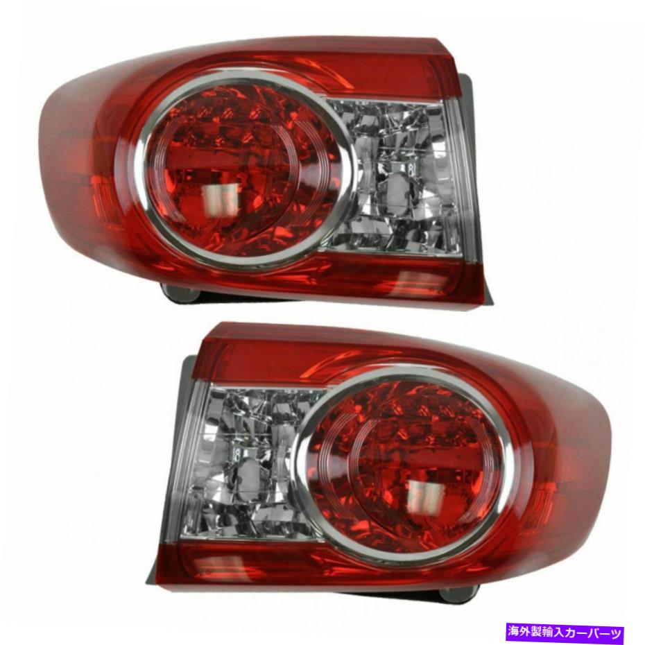 USテールライト Taillights Taillamps 11-13 Corolla Japan建設モデルのための左右ペアセット Taillights Taillamps Left & Right Pair Set for 11-13 Corolla Japan Built Models 1