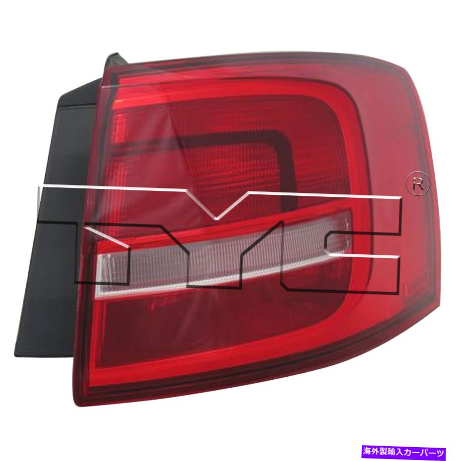 USテールライト ハロゲンの外側のテールライトランプ右乗客のための15-16フォルクスワーゲンジェットセダン Halogen Outer Tail Light Lamp Right Passenger for 15-16 Volkswagen Jetta Sedan
