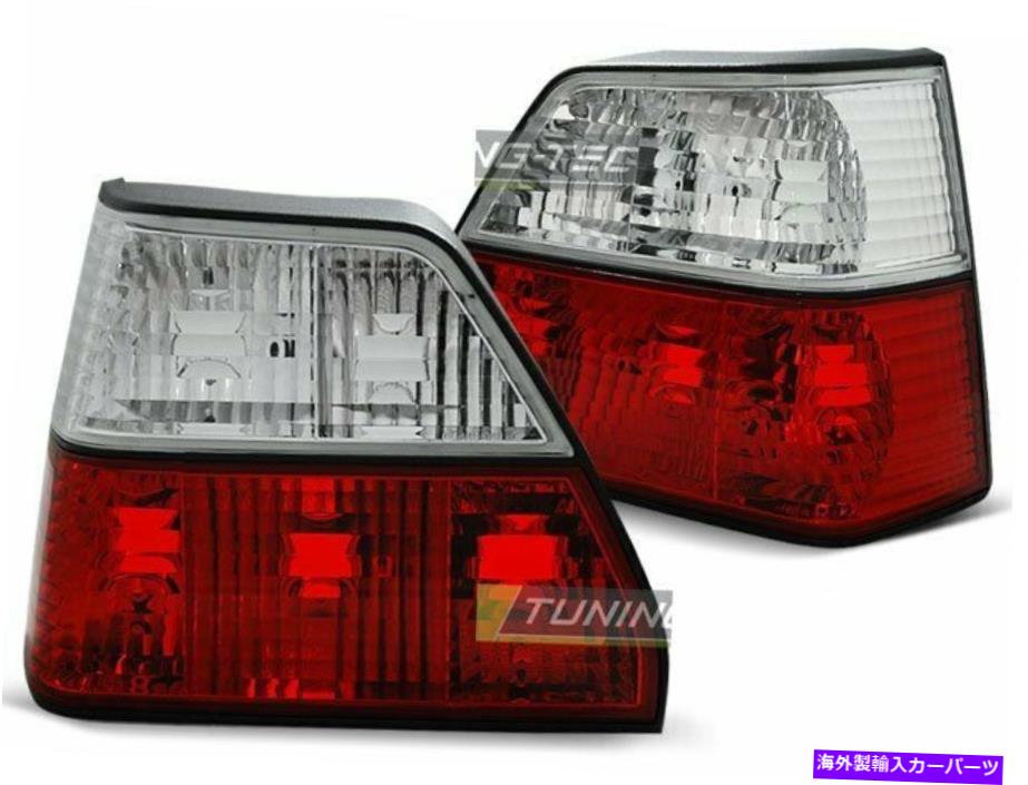 USテールライト VWゴルフ2 II 1983-1991赤ホワイトワールドワイドFreeship US LTVW95 XI Tail Lights for VW GOLF 2 II 1983-1991 Red White WorldWide FreeShip US LTVW95 XI