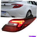 USテールライト 2014-2017 Buick Regal用ディップLEDテールライト後部右ブレーキランプレッド DIP LED Tail Light Rear Right Brake lamp Red For 2014-2017 Buick Regal(2)