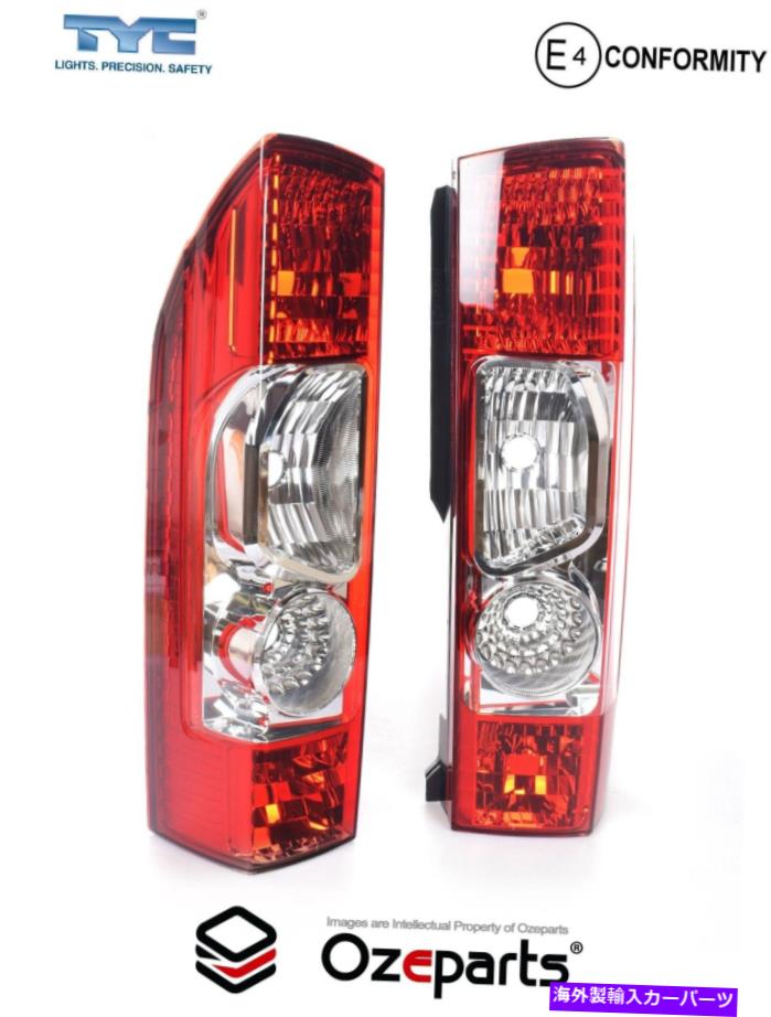 USテールライト Fiat JTD Ducato Gen 3 Van 2007~ 2014のためのセット/ペアLH + RHテールライトリアランプ Set / Pair LH + RH Tail Light Rear Lamp For Fiat JTD Ducato Gen 3 Van 2007~2014