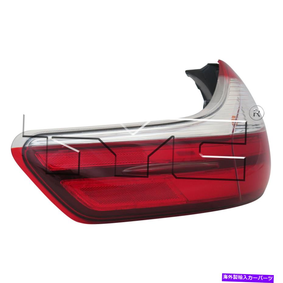 USテールライト TYC 11-6754-00テールライトランプリア左ドライバー外側LH TYC 11-6754-00 Tail Light Lamp Rear Left Driver Outer LH New