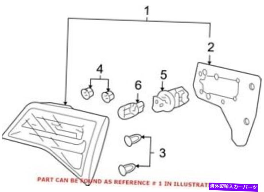 USơ饤 Acura 34156-STX-A02ѤʪOEMơ饤ȥ֥ Genuine OEM Tail Light Assembly for Acura 34156-STX-A02