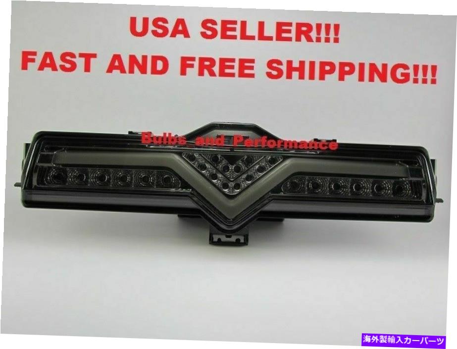 USテールライト スモークレンズLEDリアバンパーリバース4thブレーキフォグランプは、スバルブルツのためのブレーキフォグランプ SMOKED LENS LED REAR BUMPER REVERSE 4th BRAKE FOG LAMP for 2013-2020 SUBARU BRZ