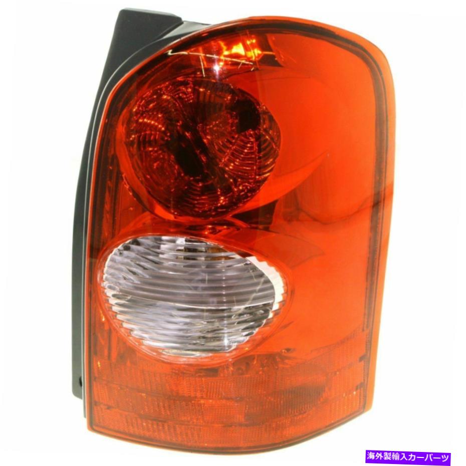 USテールライト 2002-2003 MAZDA MPV用のハロゲンテールライト右クリア＆レッドレンズW /電球（S） Halogen Tail Light For 2002-2003 Mazda MPV Right Clear & Red Lens w/ Bulb(s)