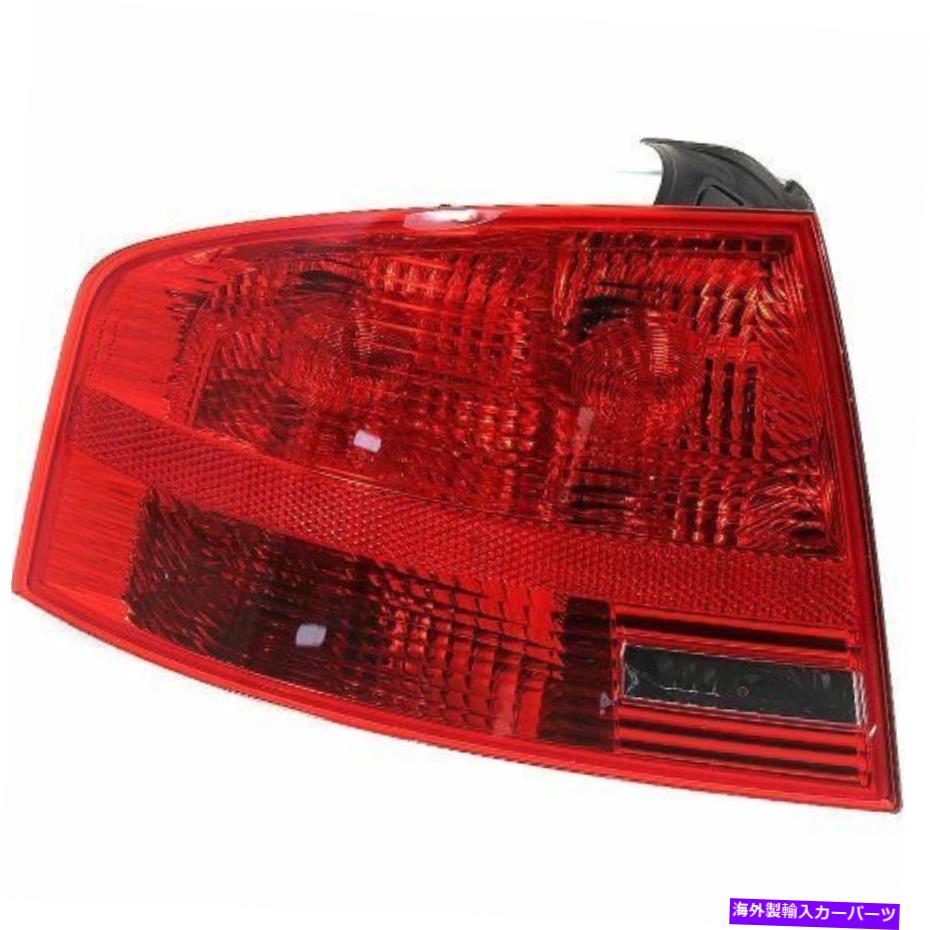 USテールライト A4 Quattro 05-08、ドライバー側、外側テールライト、レッドレンズ For A4 Quattro 05-08, Driver Side, Outer Tail Light, Red Lens