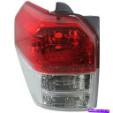 USテールライト 2010-2013のためのハロゲンテールライトTOYOTA 4RUNNER LIMITED / SR5右クリア/レッドカーパ Halogen ...