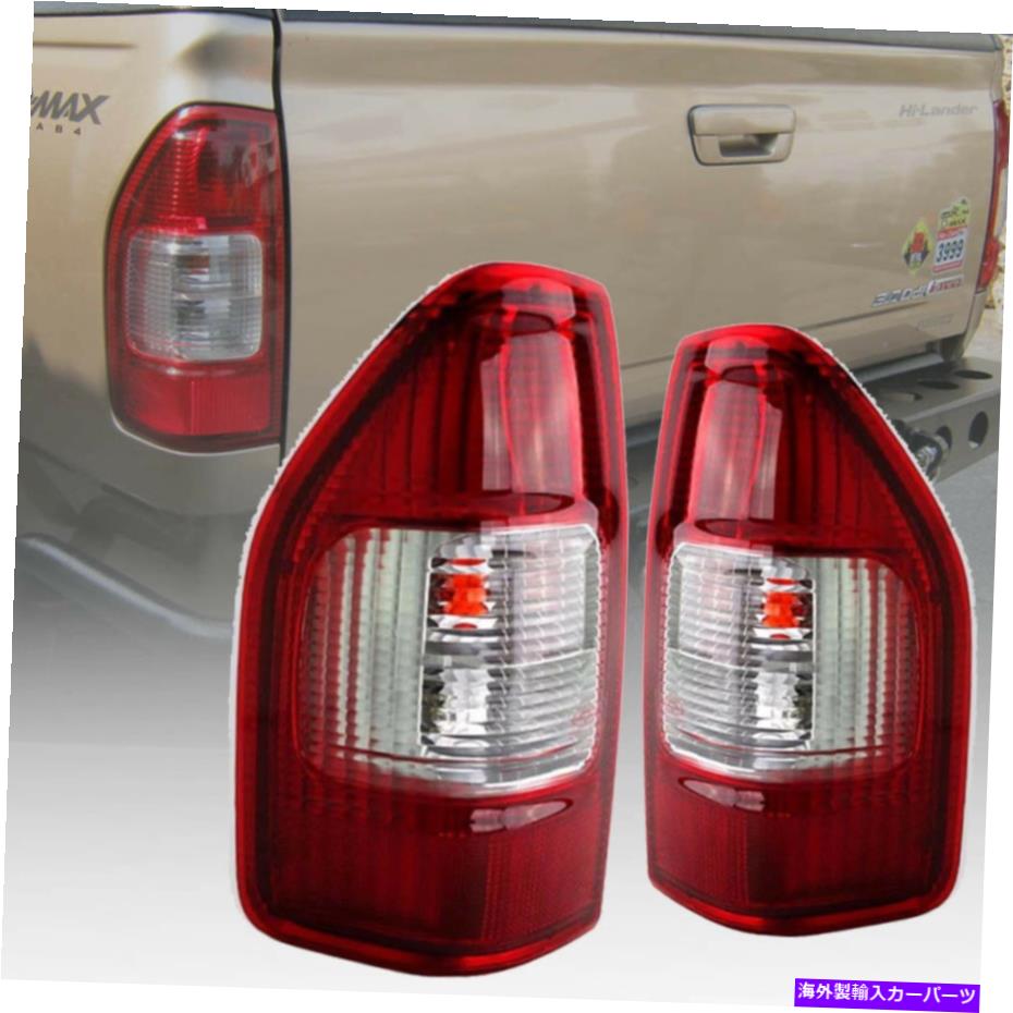 USテールライト テールライトリアランプの赤クリアレンズフィットD-Max Dmax Blade 2002-2006 TAIL LIGHT REAR LAMP RED CLEAR LENS FIT FOR ISUZU D-MAX DMAX BLADE 2002-2006