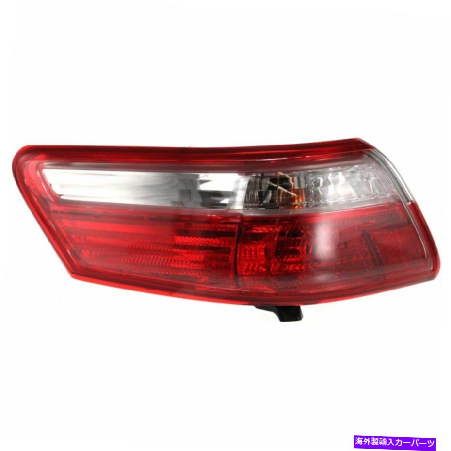 USテールライト 2007年から29年のハロゲンテールライトTOYOTA CAMRY USAビルド左外部CLR / RED W /球根 Halogen Tail Light For 2007-29 Toyota Camry USA Built Left Outer Clr/Red w/Bulbs 1