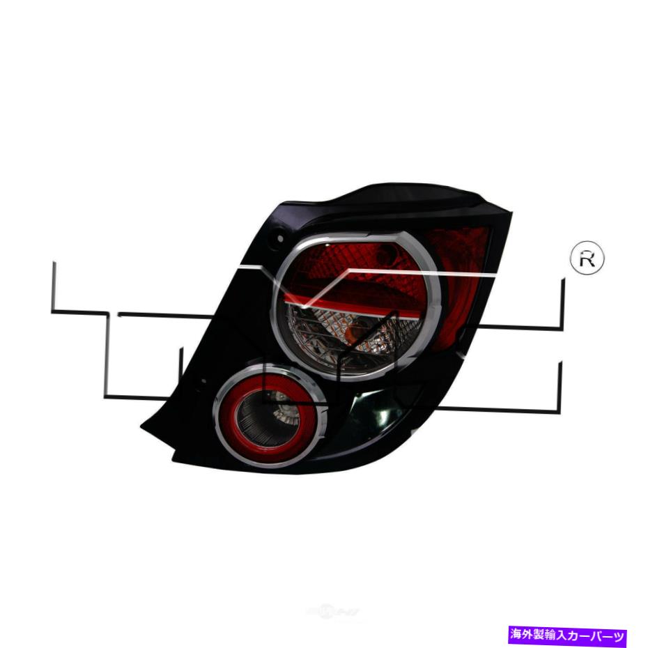 USテールライト テールライトアセンブリ - 右右TYC 11-6417-00フィット12-16シボレーソニック Tail Light Assembly-Regular Right TYC 11-6417-00 fits 12-16 Chevrolet Sonic