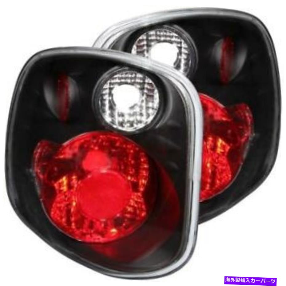 USテールライト 2001-2003フォードF-150フレアサイドのためのAnzo Taillightsブラック ANZO Taillights..