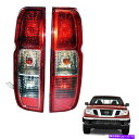USテールライト 2005-12フィット日産D40 Navaraフロンティアピックアップテール後部ライトランプ+電球 2005-12 FIT Nissan D40 Navara Frontier Pickup Tail Rear Light Lamp +Bulbs(2)