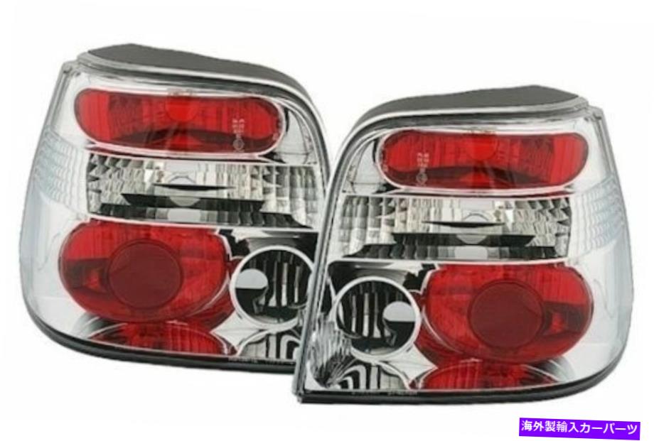 USテールライト VWゴルフMK 4 MK4 IV 1997-2003のためのLexusスタイルのクロムルックステールライト LEXUS STYLE CHROME LOOK TAIL LIGHTS FOR VW GOLF MK 4 MK4 IV 1997-2003 NICE GIFT