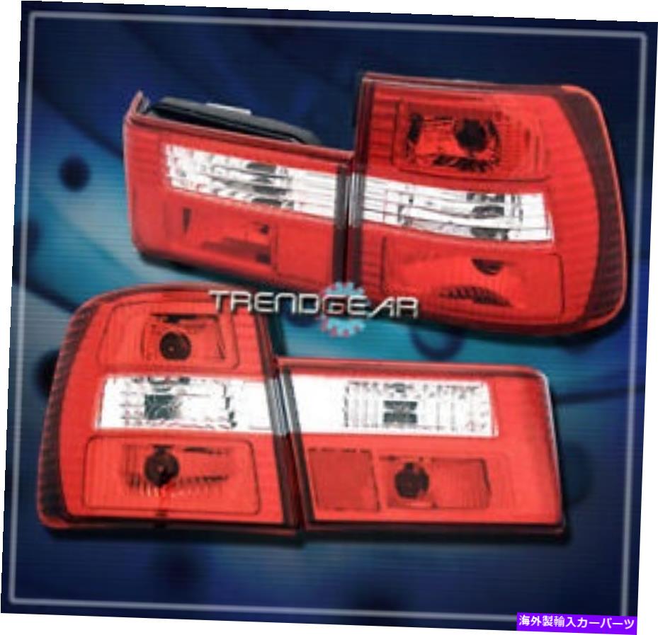 USテールライト 1989-1995 BMW E34 525I 530Iベースセダンアルテッツァテールライトランプレッド/クリア新しいセット 1989-1995 BMW E34 525i 530i BASE SEDAN ALTEZZA TAIL LIGHT LAMP RED/CLEAR NEW SET