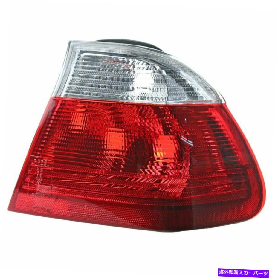 USテールライト BMW E46 318I 320I 323I 323I 325I 4DR 98-01 *のための後部右赤＆ホワイトテールライトランプ Rear Right Red&White Tail Light Lamp For BMW E46 318i 320i 323i 325i 4DR 98-01*