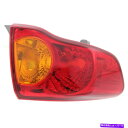USテールライト 2009-2010のためのハロゲンテールライトTOYOTA COROLLA JAPANビルド左のクリア/レッドカーパ Halogen Tail...