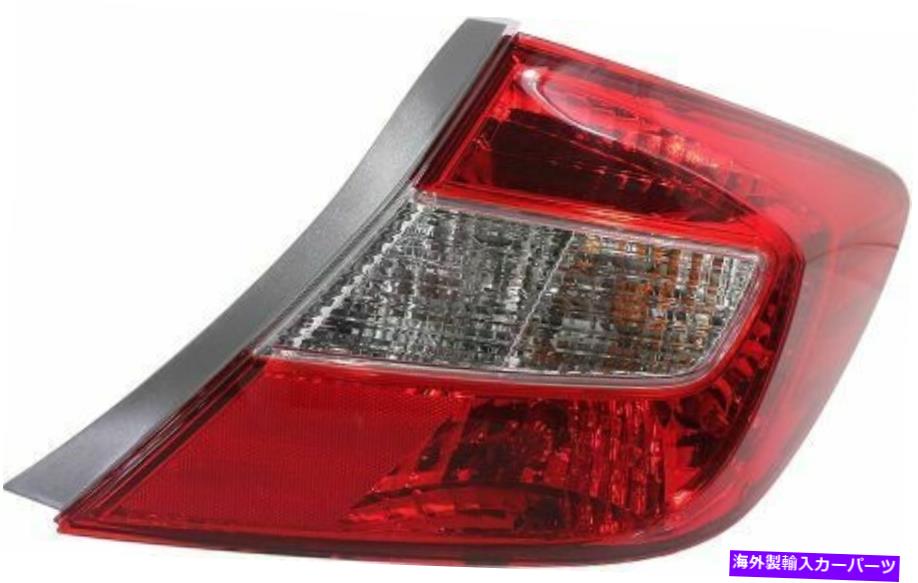 USテールライト 2012 Honda Civic Rh Sedan Non Hybrid Models Capaのテールライト Tail Light for 2012 Honda Civic RH Sedan Non Hybrid Models CAPA 1