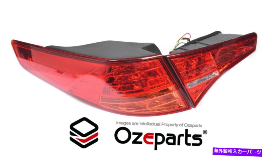 USテールライト KIA Optima TF 2010~2013 SIのためのペアLH左テール+ブーツLIDライト（LEDなし） Set P..